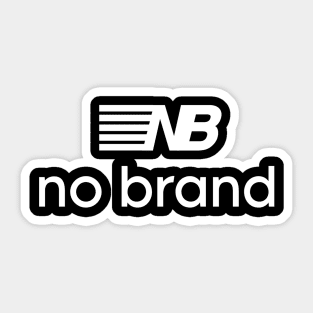 No brand design Sticker